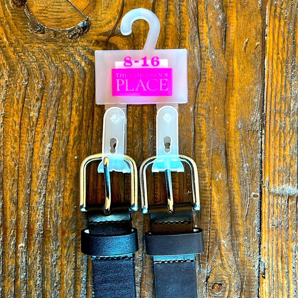 The Children’s Place Belts Black / Brown  (NWT)